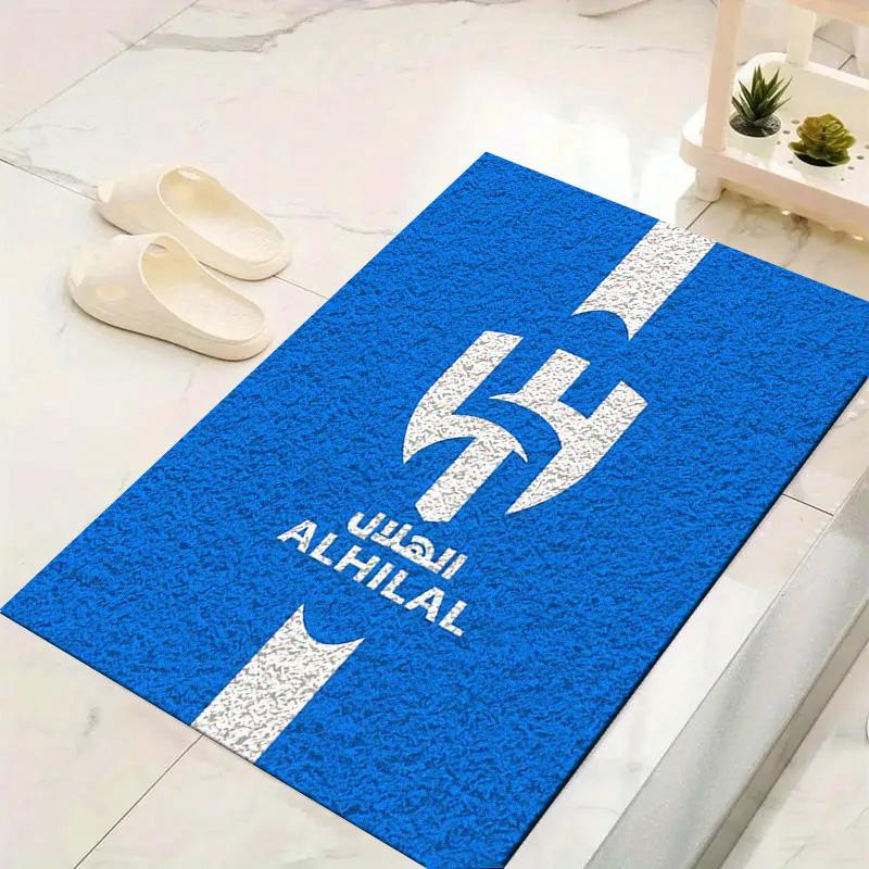 Al-Hilal Saudi Football Club Carpet Rug for Living Room Bedroom Home Sofa Decoration, Kids play Non-slip Floor Mat