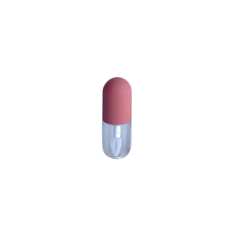 Mini Frosted Round Lip Gloss Tube - 4.5ml Rubber Finish Capsule