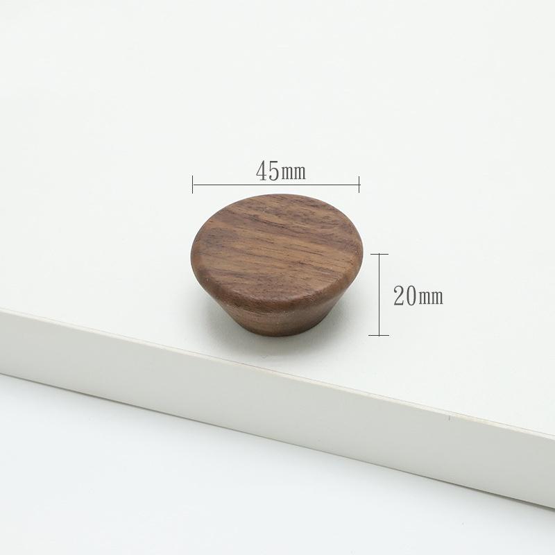 Wooden Handle Hexagon Square Round Drawer Knob Cupboard Closet Knobs Kitchen Cabinet Door Handle Furniture Decoration Wood Knobs