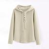Felpe da donna autunnali Derong, top corti da donna, maniche lunghe con cappuccio da donna popolari, moda estera