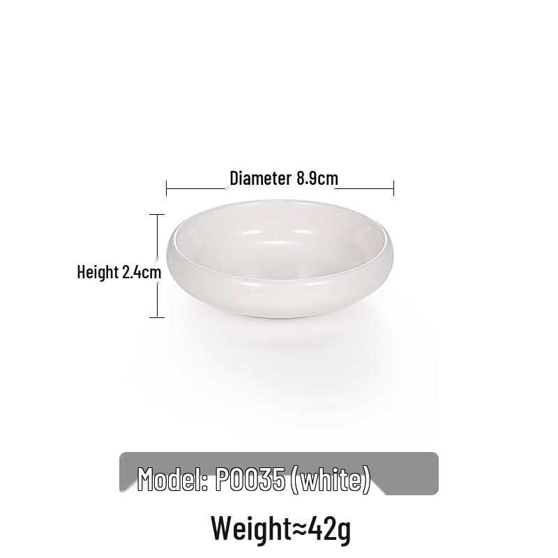Korean Style Melamine Round Snack Dish