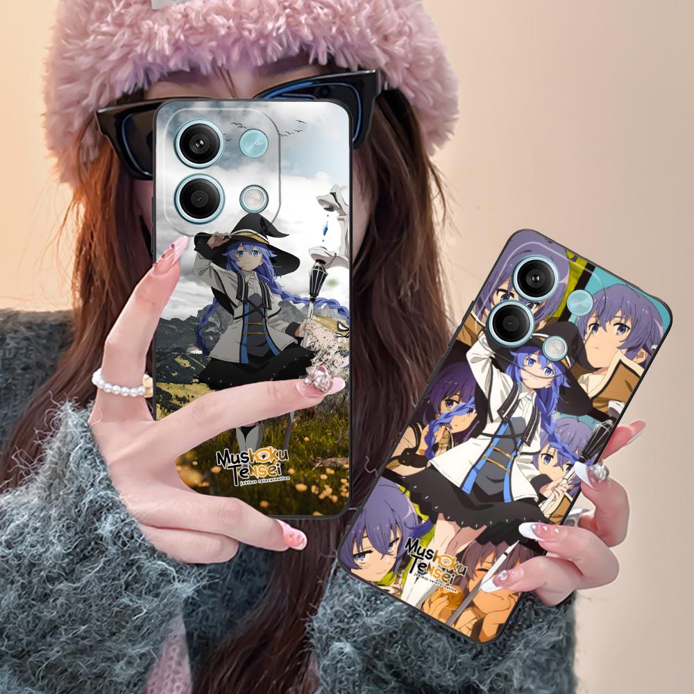 Mushoku Tensei Roxy Mobile Phone Case for POCO M7 M6 M5 M4 M3 X7 X6 X5 X4 X3 Pro GT 5G Colorful Printing Cover Cellphones Cover