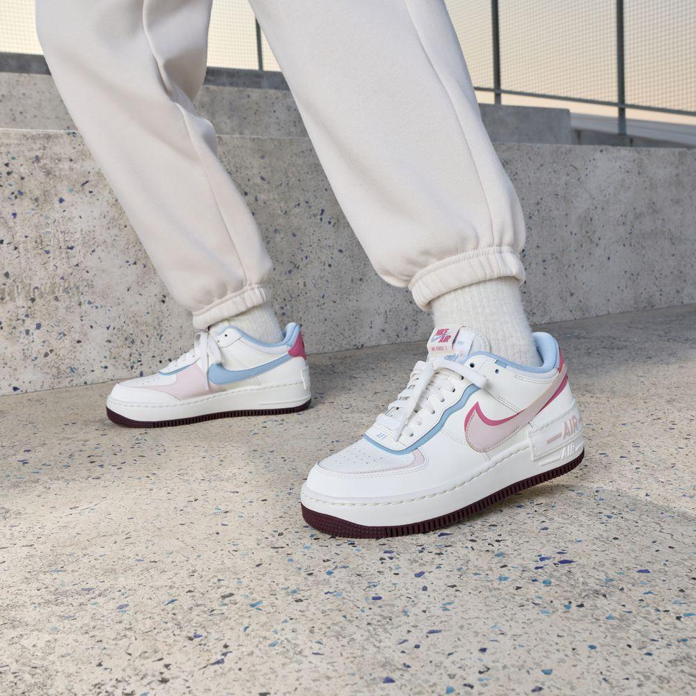 Nike Air Force1 Shadow Leather Cushioning Low top Skateboard Shoes Wom 38.5
