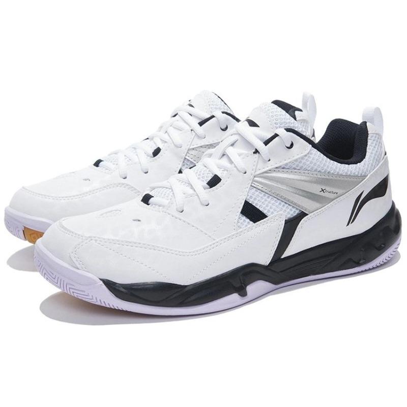 Li-Ning Xiaoyu Men Low Top Badminton Shoes White Black AYTM079-11