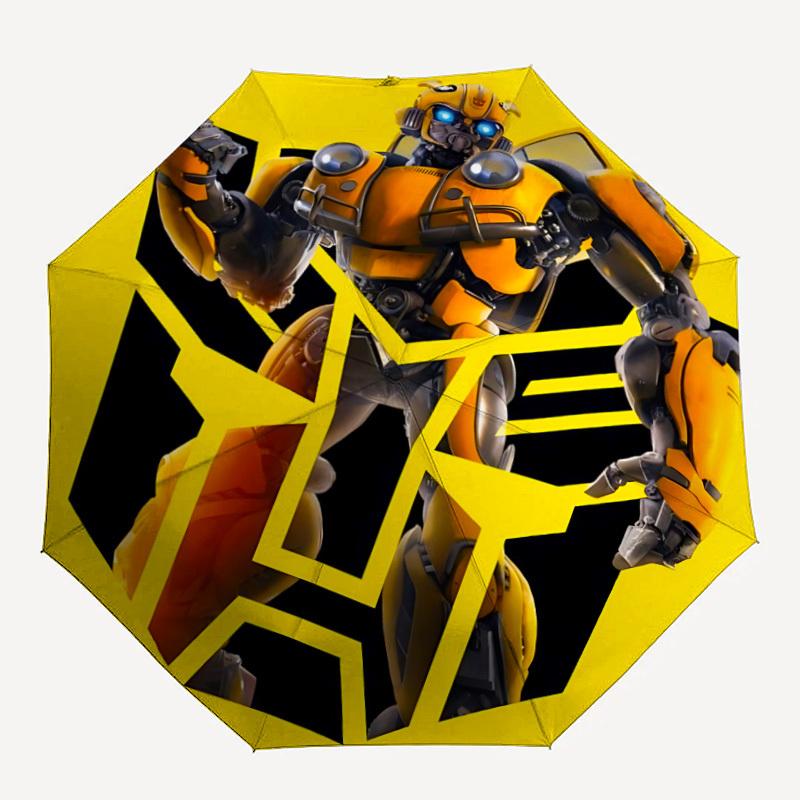 

1pc Transformer, Bumblebee Auto Open/close Umbrella, Portable Travel Umbrella, Everyday Use - Outdoor Accessory, Artistic Pattern, Compact Design, Fas