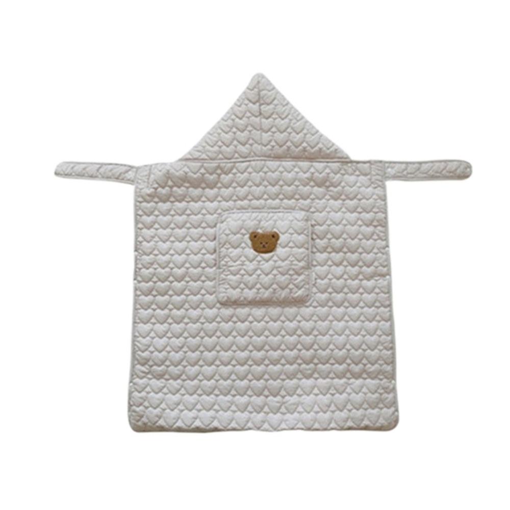 Windproof Baby Stroller Blanket Cartoon Bear Newborn Swaddle Wrap Toddler Trolley Cover  Winter