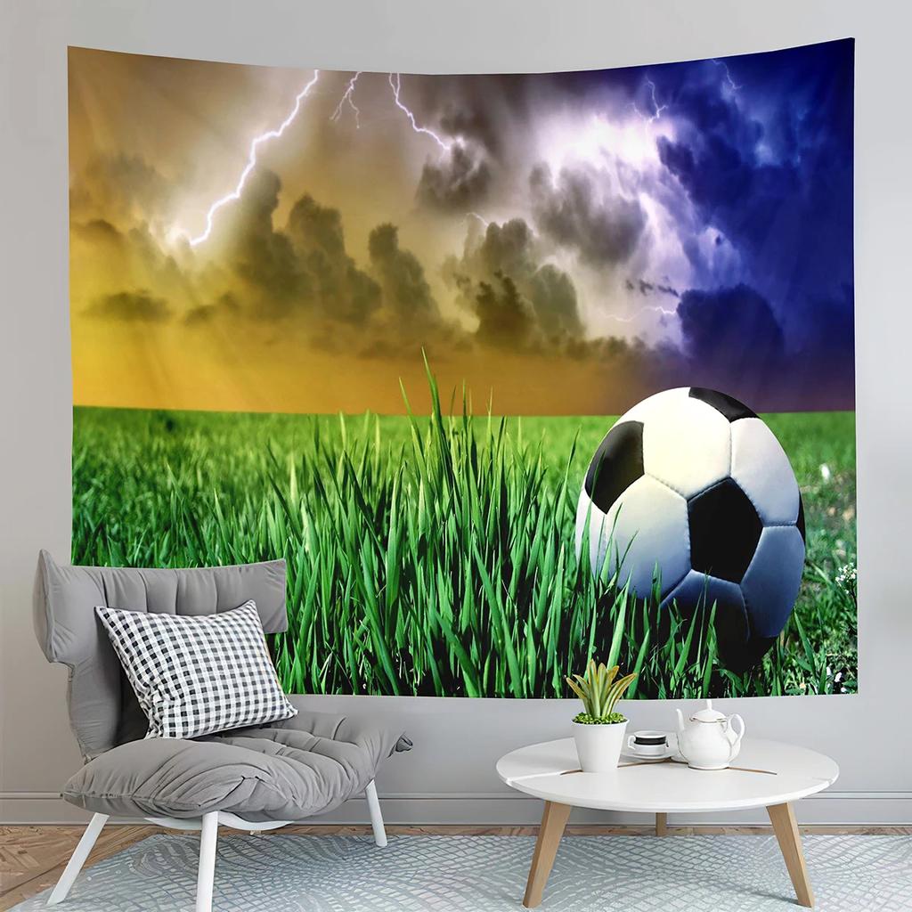 Football Tapestry, Stadium   Fans  Art Living Room Bedroom Wall Hanging Tapestry