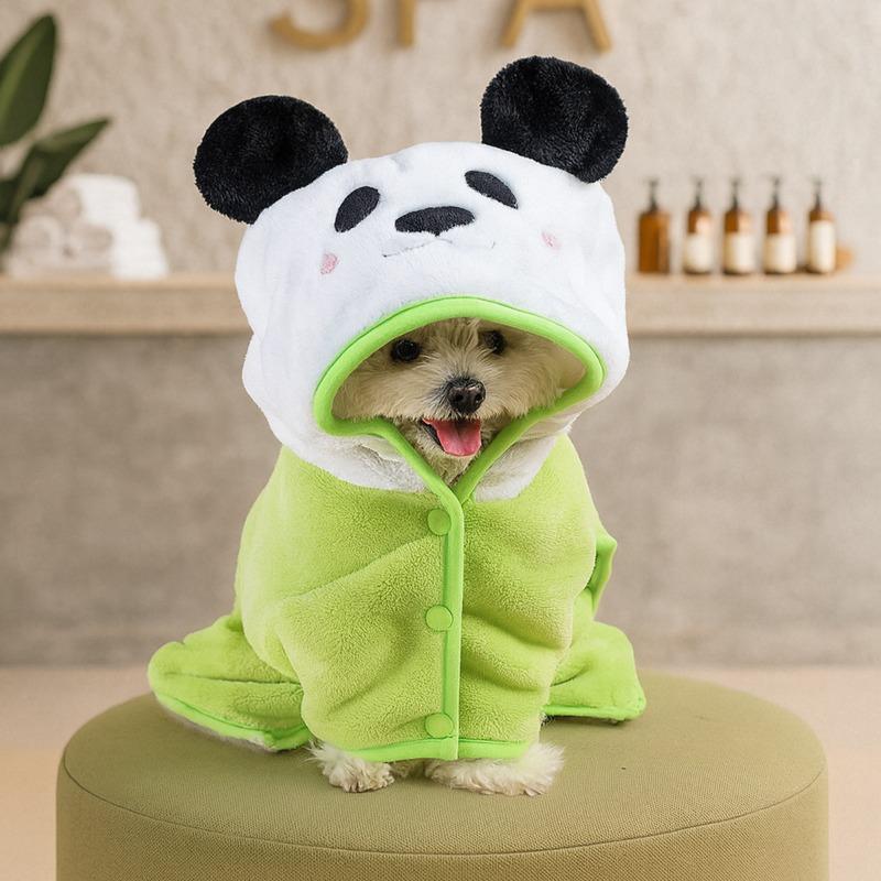 Teddy clothes than bear pet bathrobe cat dog bath towel clothes pet cute halloween christmas clothes
