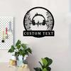 Retro Music Headphone Metal Wall Art, Personalized Name Sign for Home Decor, Vintage Metal Tin Sign