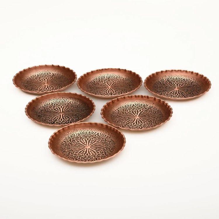 

Copper Snack Bowl Set Breakfast Nuts Jam Set of 6 (10cm X 3cm) Jam, Snack, Breakfast,