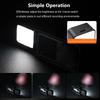 Portable Magnetic LED Video Light with 3 Color Temperatures (3000K, 4000K, 6000K), Rechargeable, Compatible with Action 6Celsius 