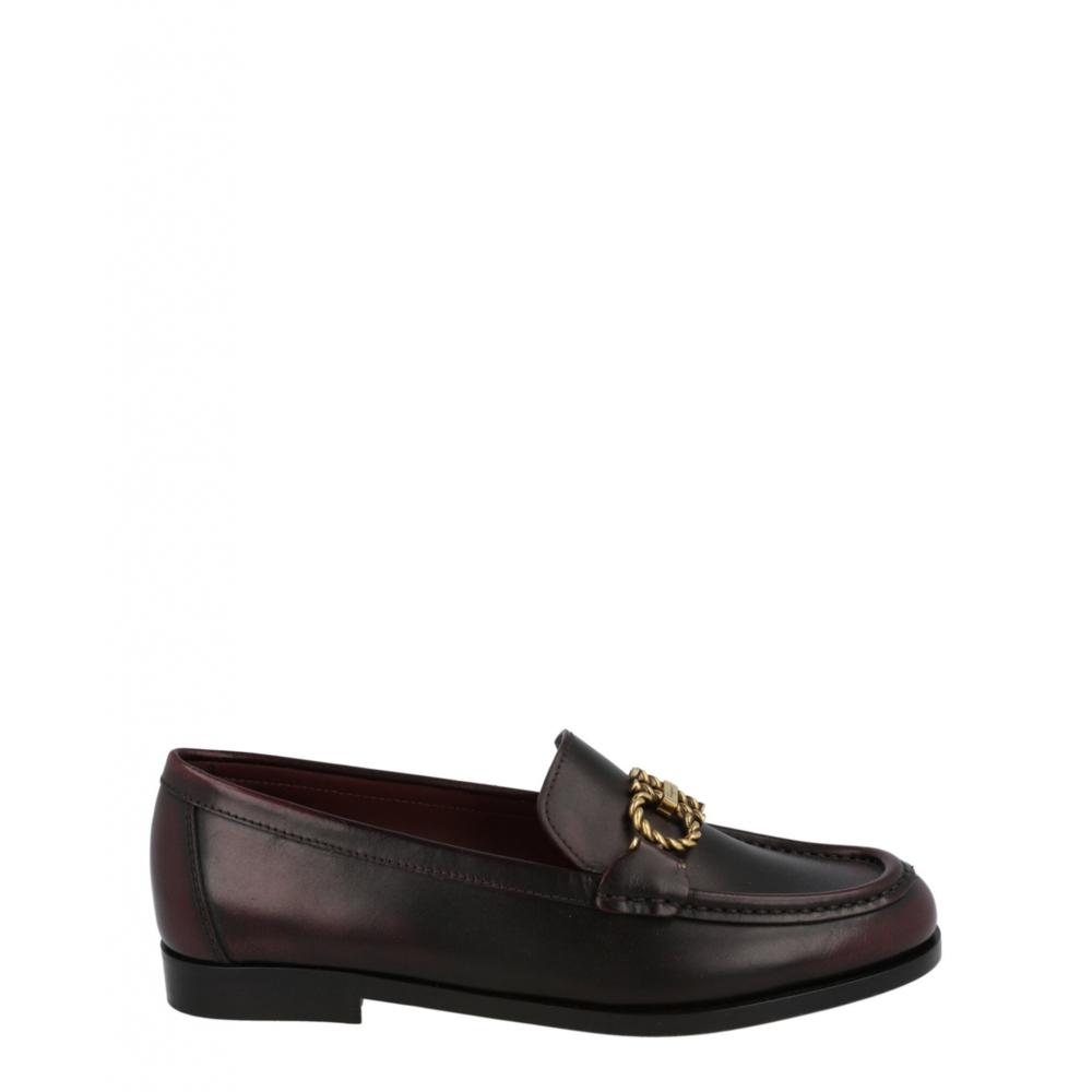 

Кожаные мокасины Salvatore Ferragamo Rolo фиолетовый