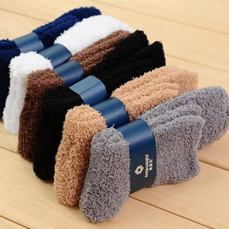 Soft and cozy men s modern sleep socks, ultra-fine fiber socks Navy