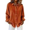 2026 Spring Women's Corduroy Casual Shirt - European & American Style