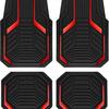 Crystal Velvet Non-Slip Car Floor Mats - Dirt & Wear-Resistant, Easy To Clean.