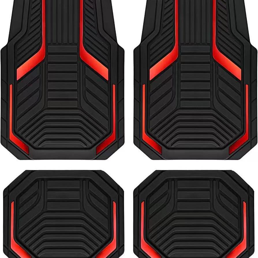 Crystal Velvet Non-Slip Car Floor Mats - Dirt & Wear-Resistant, Easy To Clean.
