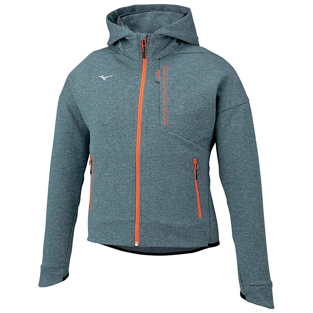 Mizuno Bonded Training C Blue Size L to Japanese size Women's Jacket, 32MC0312, Heather, (equivalent L)