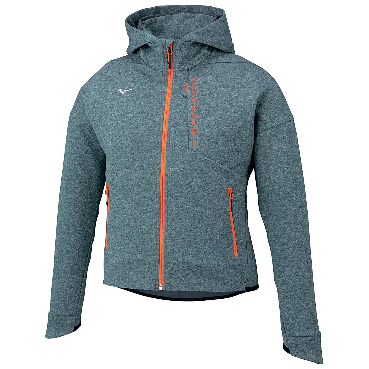 

Mizuno Bonded Training C Blue Size L to Japanese size Women s Jacket, 32MC0312, Heather, (equivalent L)