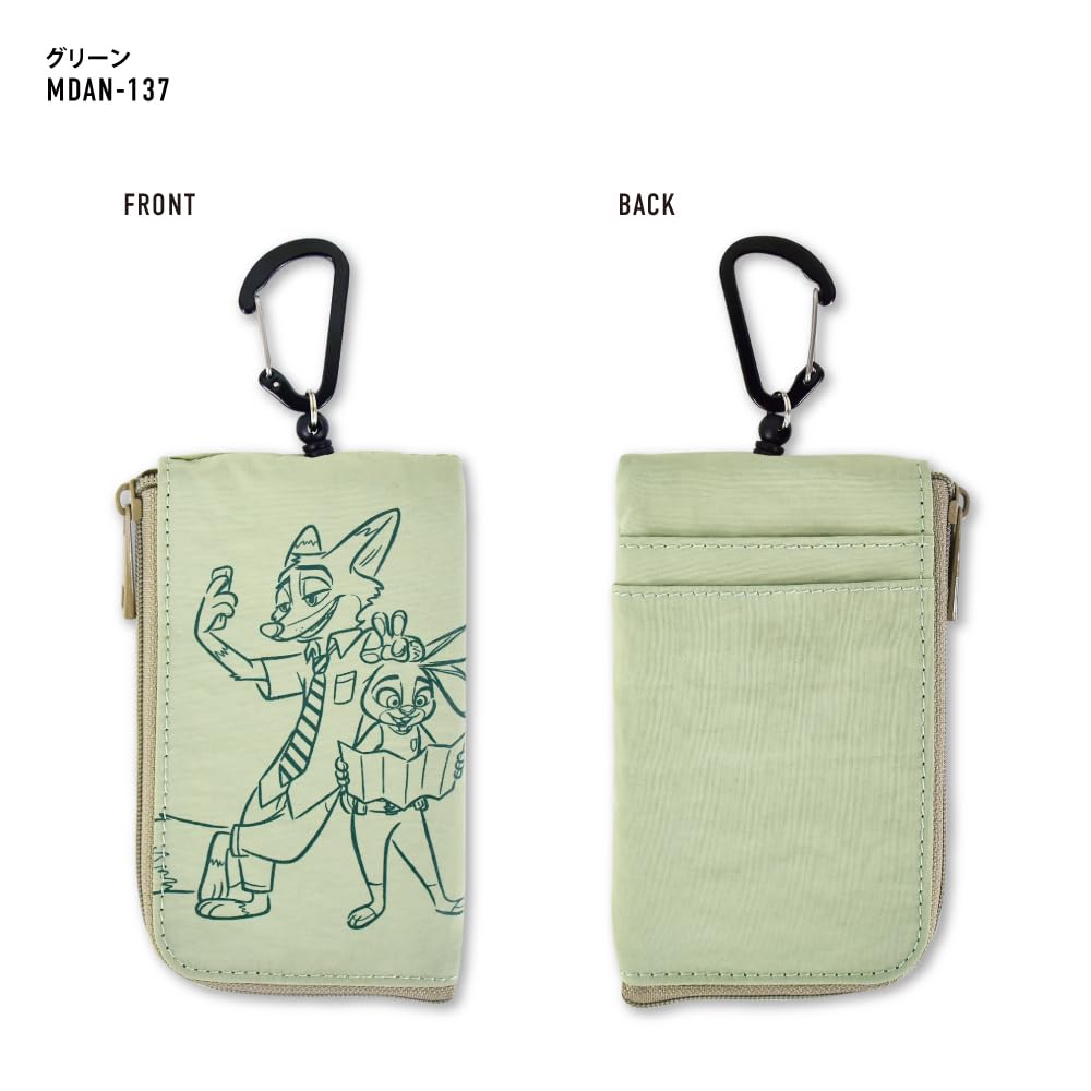 Zootopia Disney Nick Judy Pass Case Key Case Card Case Reel Key Hook Carabiner Small Pass Case
