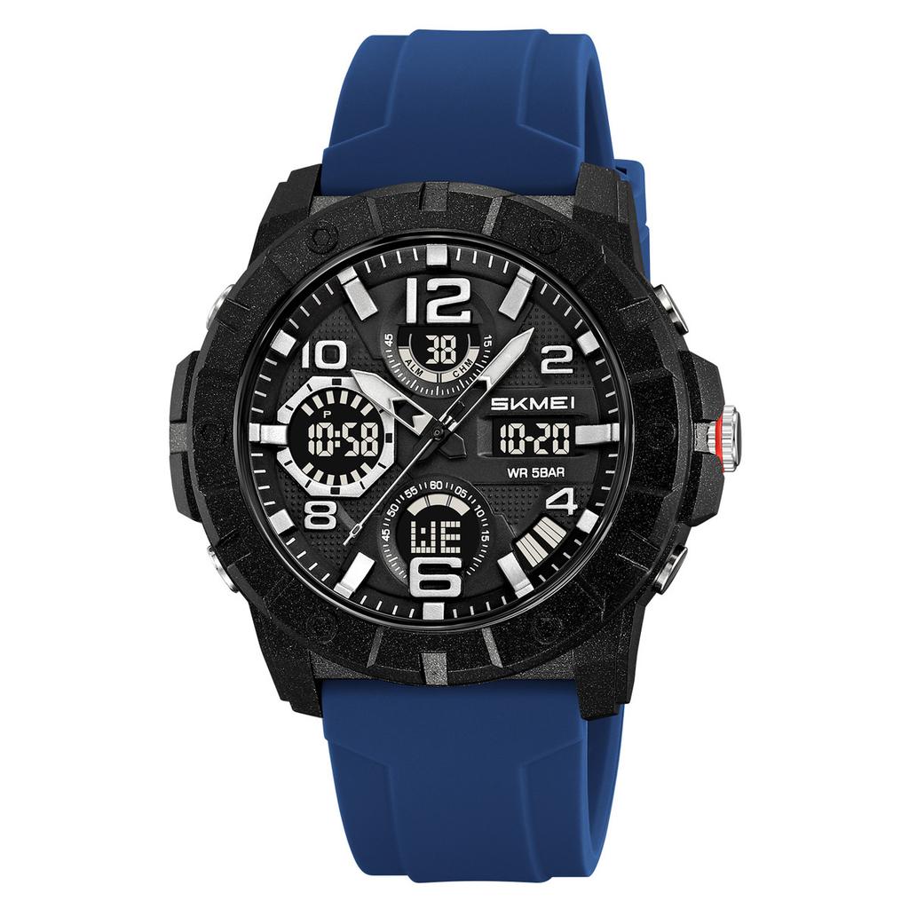 Watch Men's Multifunctional Sports Outdoor Electronic Watch Double Display Luminous Waterproof Student Electronic Watch