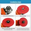 Jianhui Angle Grinder Reducer Ring: Saw Blade Inner Hole Gasket 22.2 To 16 Mm Pressure Plate Accessory.