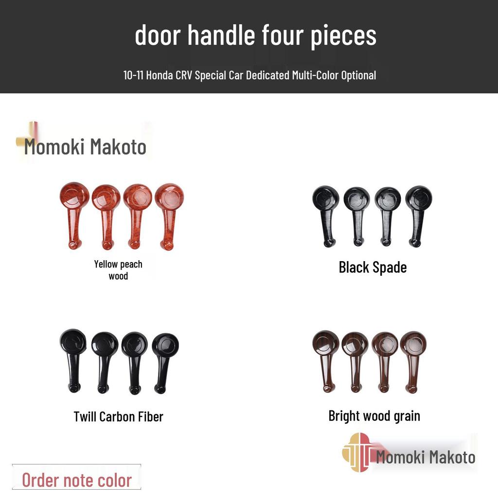 07-11 CRV Pfirsichholz Innenraum Getränkehalter & Armlehnen Dekor Aufkleber