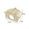Wooden Hamster House - Perfect Hideaway for Small Pets