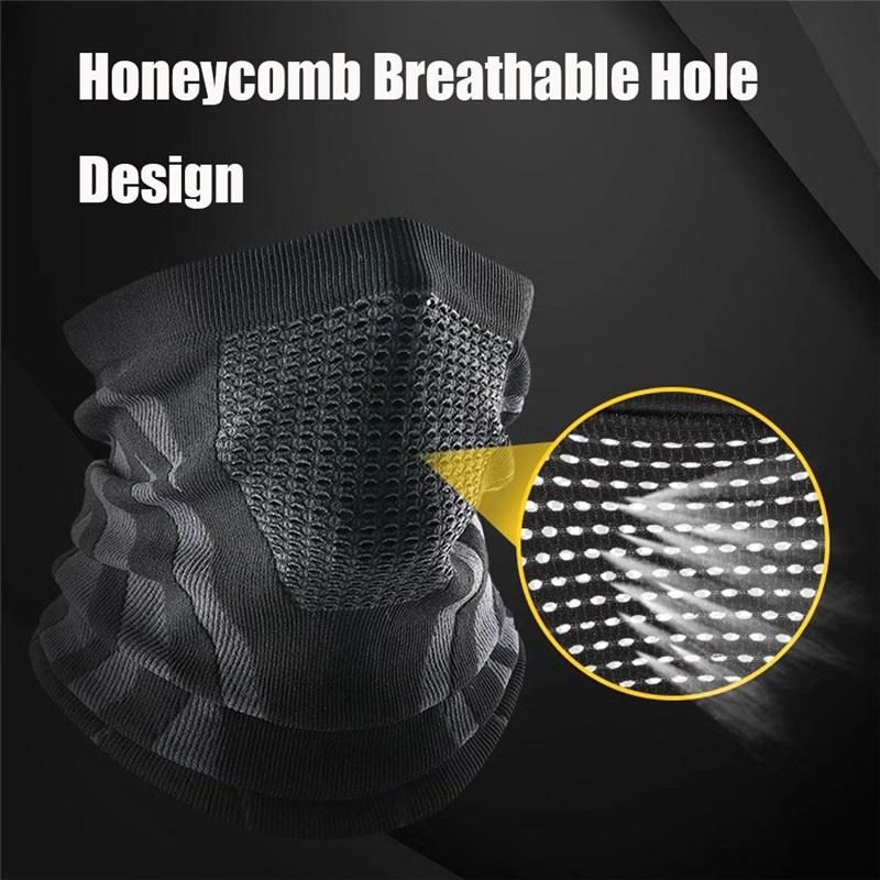 Unisex Winter Breathable Warm Ski Mask Bike Motorcycle Half Face Mask Scarf Outdoor Sports Running Hiking Fishing Cycling Mask