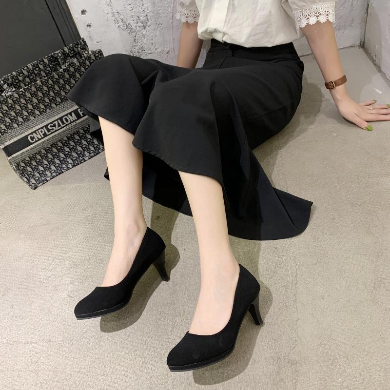 fashion 2024 High Heels Shoes Women White Wedding Shoes Thick Elegant High Heels Fashion Party Pumps Spring Footwear