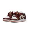Jordan Air Jordan 1 Cushioning Slip Resistant Abrasion Resistant Low top Vintage Basketball Shoes Women's White Red DC0774-182(Team59-SBOX)