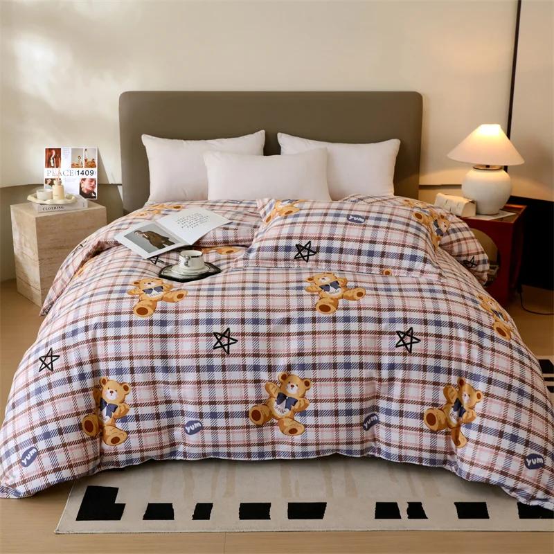 Vintage Floral Duvet Cover Boho Garden Style Comforter Cover with Zipper Queen Bedding for All Season Soft Breathable Easy Care