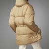 Adidas Originals Three Leaves Series Adjustable Waist Hooded Down Jacket Women Outerwear Light-Khaki GU1781