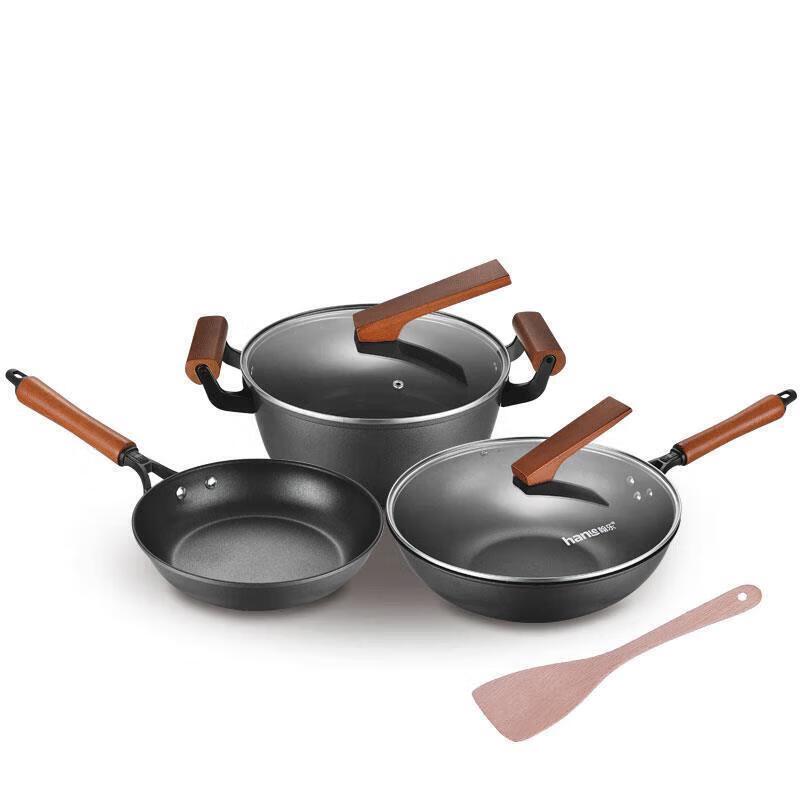 Hanle HL-T03 Refined Iron Cookware Set