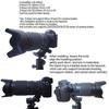 iShoot Camera Tripod Mount Tripod Mount Lens Support Lens Bracket Tripod Compatible with Nikon Z VR DX Tripod Ball Head Clamp Ring, Ring, Collar,
