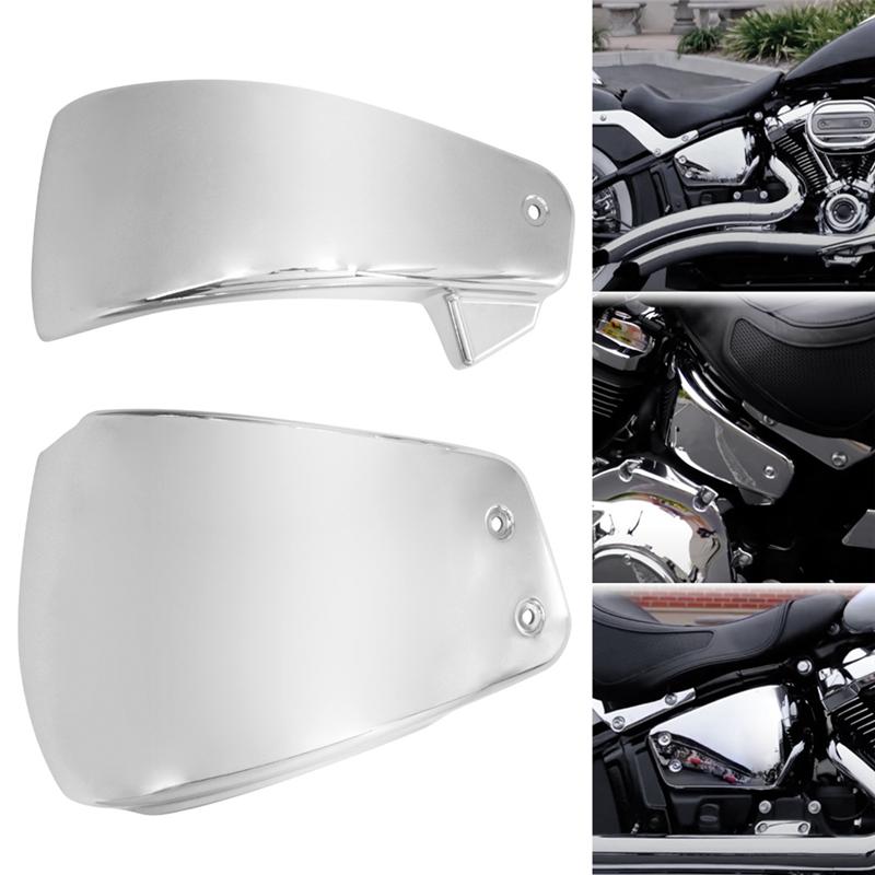 NEW-Battery Cover Side Cover Flat For  Softail M8 Breakout Fat Boy FXDR Fat Street Bob 18-21