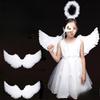 Sweet Feather Wing Hair Band Halloween Cosplay Accessories Demon Feather Wing  Cosplay Dress
