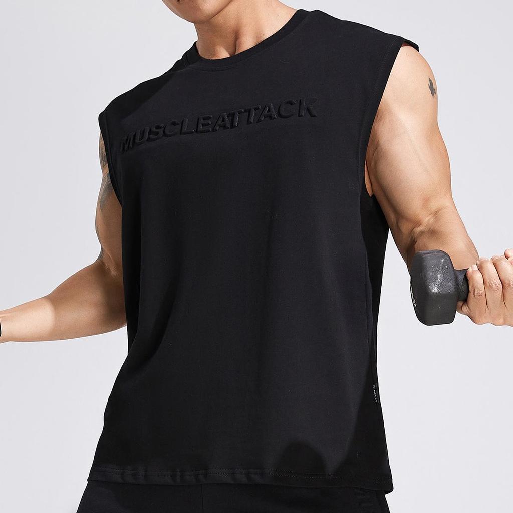 Muscle Fitness Summer Cotton Tank Top - Men's Running & Casual Sport Sleeveless