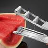 Stainless Steel Watermelon Slicer Cube , Manual Fruit Cutter with Easy Grip Handle, Durable Kitchen Tool for Quick , Effortless Watermelon Slicing