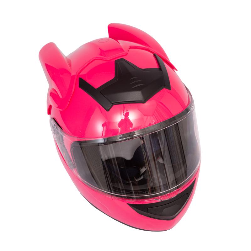 Universal Dragon Ears Full Face Helmet for Women - All Seasons Motorcycle & Electric Scooter Use