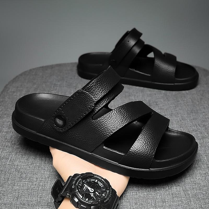 Slippers summer new casual beach one-word slippers breathable non-slip wear-resistant waterproof cool slippers