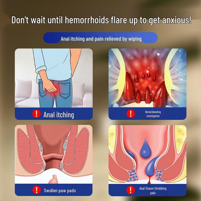 DeYou Hemorrhoid Care Flushable Wet Wipes