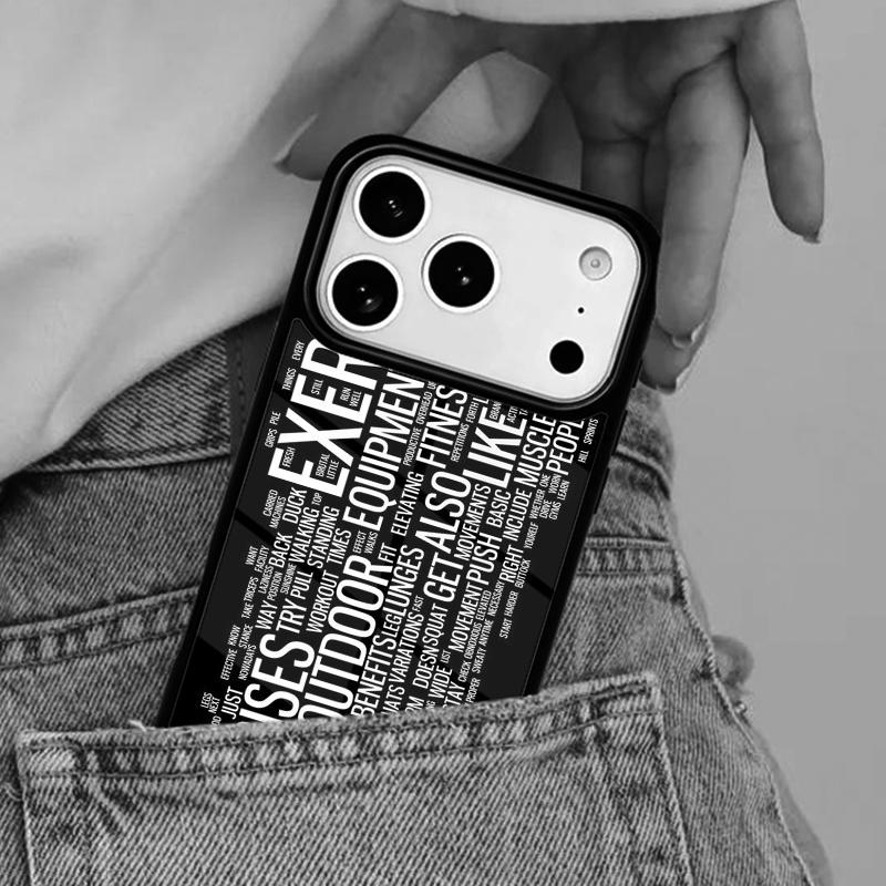 

Workout Motivation fitness Gym quotes soft Phone Case for iPhone 17ProMax 12 13 14 15 16e 17 Pro Max Plus Air Cover iPhone 13 mini