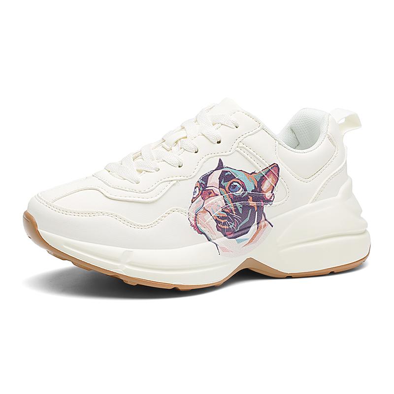 Fashion Designer Mens Women Luxury Chunky Casual 2024 Shoes Brand Leather Platform Sneakers for Men Girls Boys Tennis Tennis Original