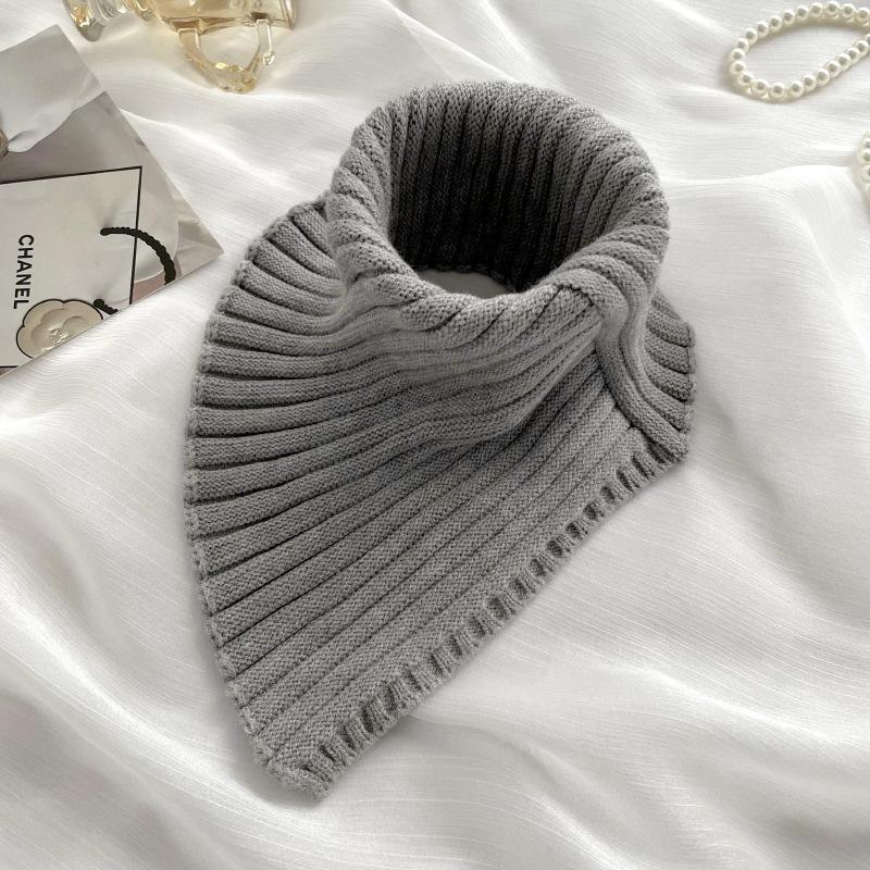 Mote varm avtakbar turtleneck hals varmere skjerf strikket falsk krage