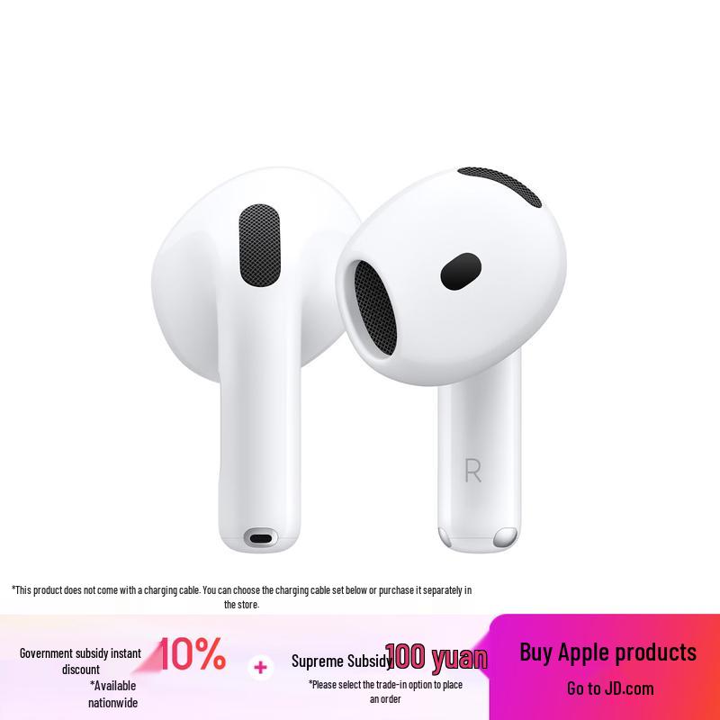

Apple AirPods 4 with Active Noise Cancellation and USB-C Charging Case Standard Edition