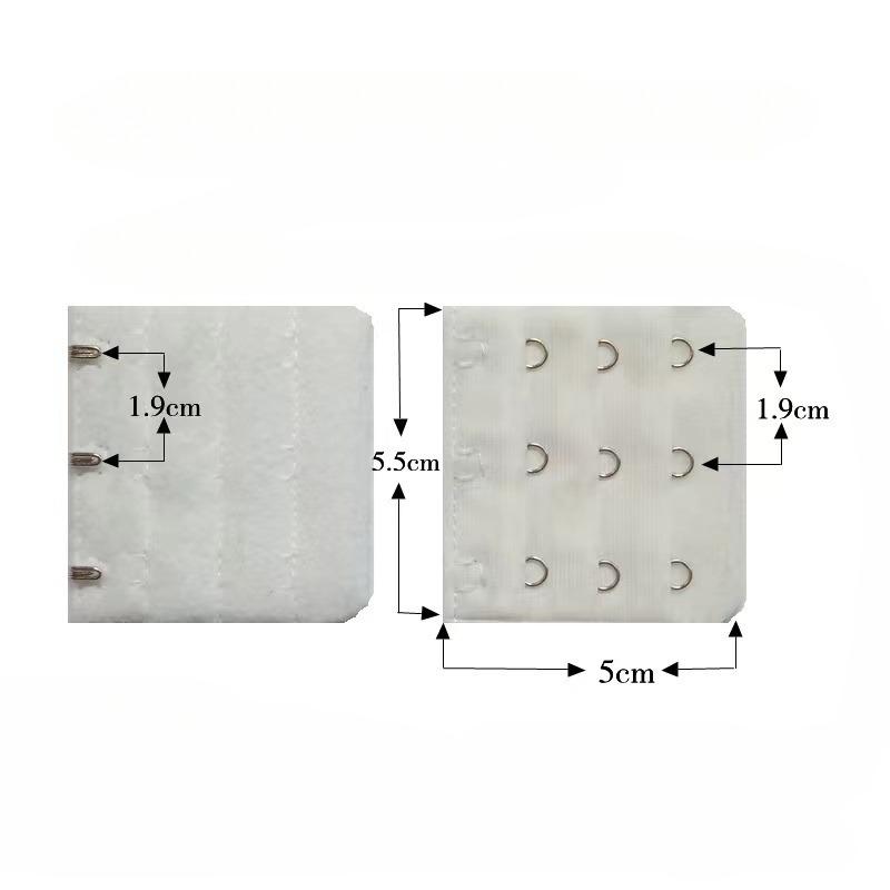 Lot Sexy Women Bra Extenders 3 Rows*3 Buckles Hasps Stainless Steel Hooks Underwear Buckle Women Intimates Accessories