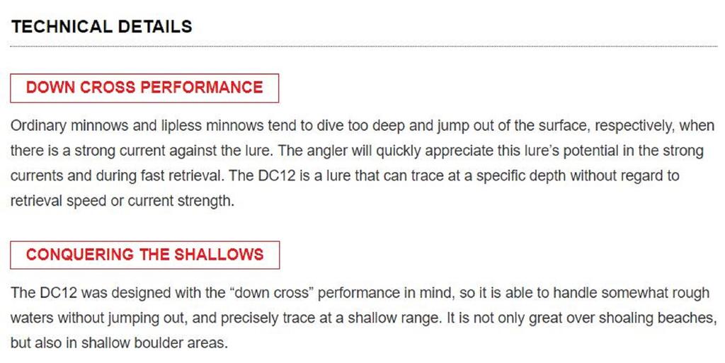 DUO Terrif DC 12 Type 1 Slow Sinking Lure GFN0134 (5762)