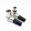 3 Pole Right Angle XLR Connector 90 Degree Male Female XLR Adapters 3 Pin Microphone Plug Audio Cable Connector