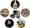 Portable Outdoor Cookware Set for 2-3 People with Teapot - Hard Anodized Aluminum, New Product