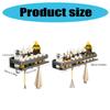 Space Saving Designs Vertical Mount Kitchen Rack Sturdy Carbon Steel Construction Holds Utensils Spices Towels